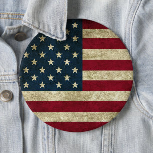 American Flag Button
