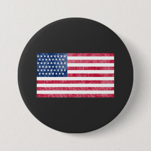 American flag button