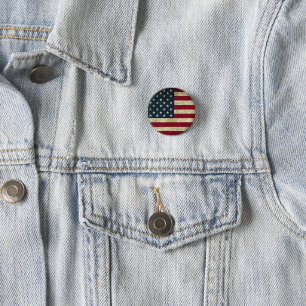 American Flag Button