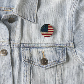 American Flag Button