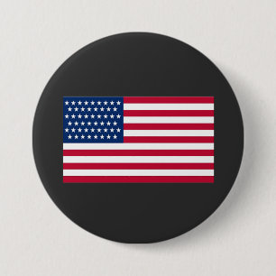 American flag button