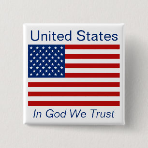 American Flag Button
