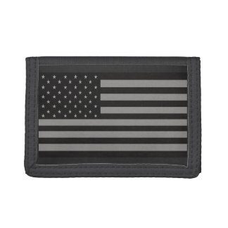 American Flag Camo Trifold Wallet