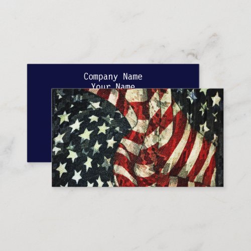 American Flag_Camouflage by Shirley Taylor Business Card