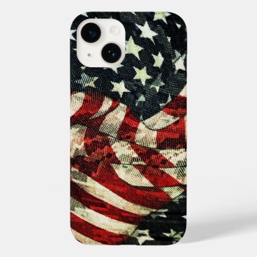 American Flag_Camouflage by Shirley Taylor Case_Mate iPhone 14 Case