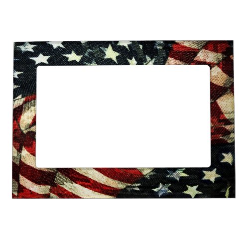 American Flag_Camouflage by Shirley Taylor Magnetic Frame
