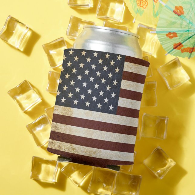 AMERICAN FLAG CAN COOLER (In Situ Summer)