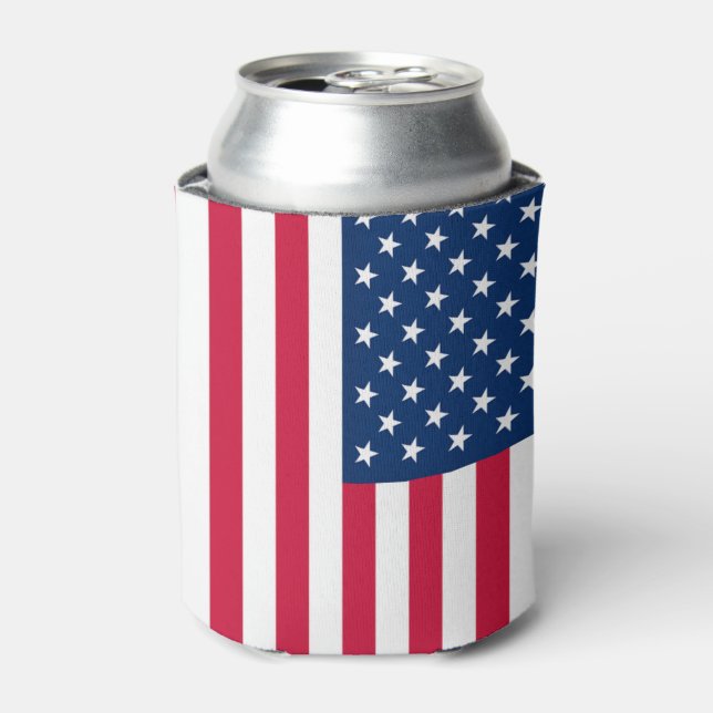 American Flag Can Cooler (Can Front)