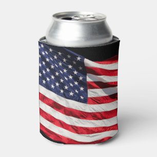 AMERICAN FLAG CAN COOLER
