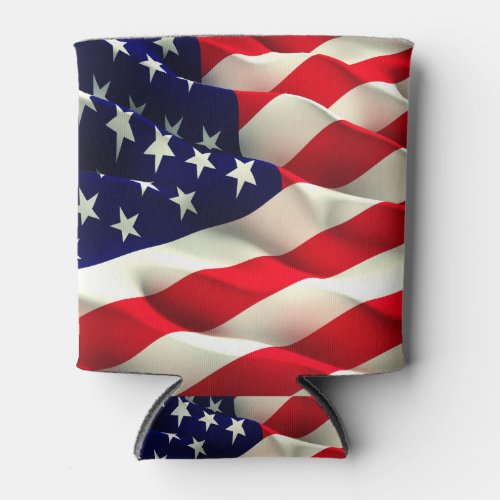 American Flag Can Coozie