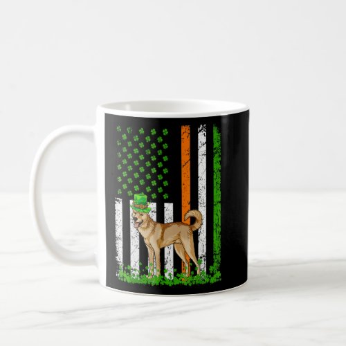 American Flag Canaan Dog Dog Lovers St Patricks Da Coffee Mug
