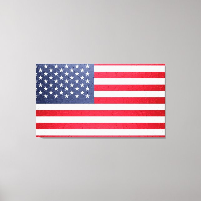American Flag Canvas Print (Front)
