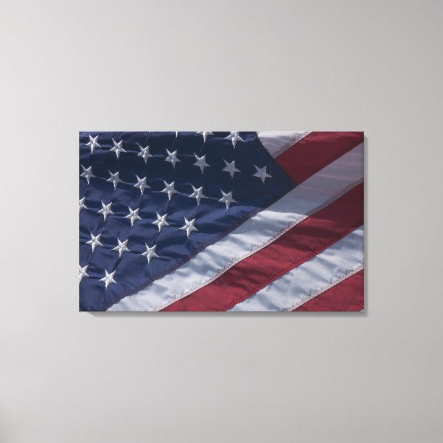 American flag. canvas print (Front)