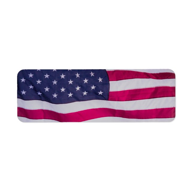 American Flag cap Label (Front)