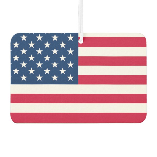 American Flag Car Air Freshener (Front)