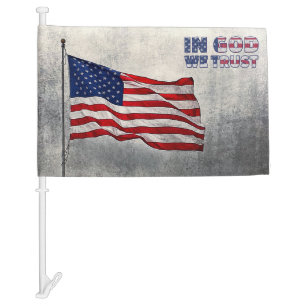American Flag Car Flag