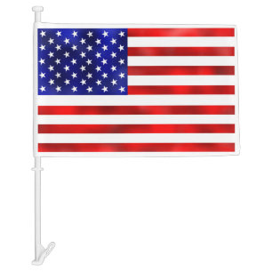 American Flag Car Flag
