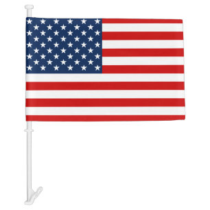 American Flag Car Flag