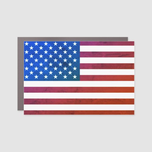 American Flag Car Magnet
