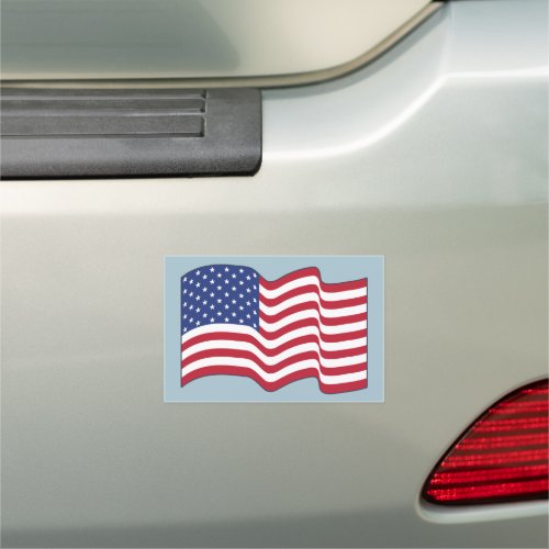 American Flag Car Magnet 