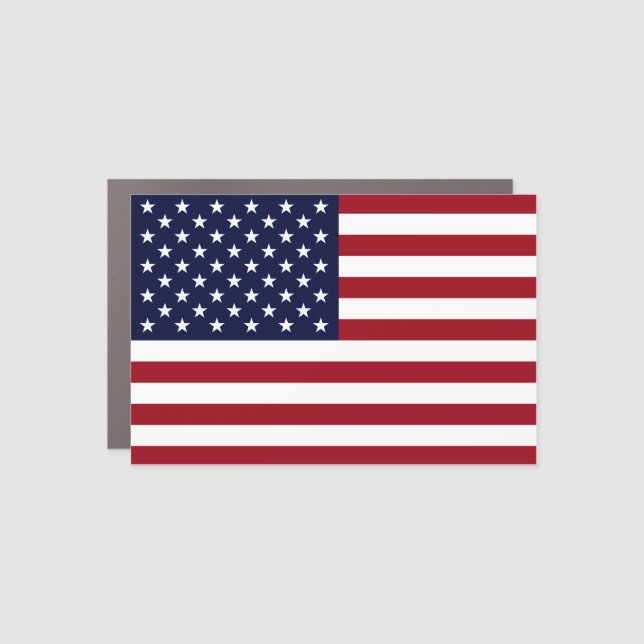 American Flag Car Magnet (Front)