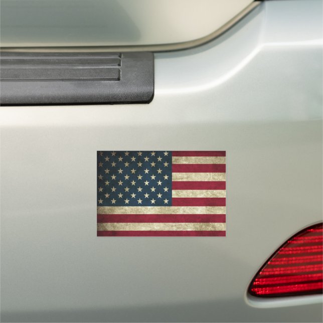 American Flag Car Magnet (In Situ)
