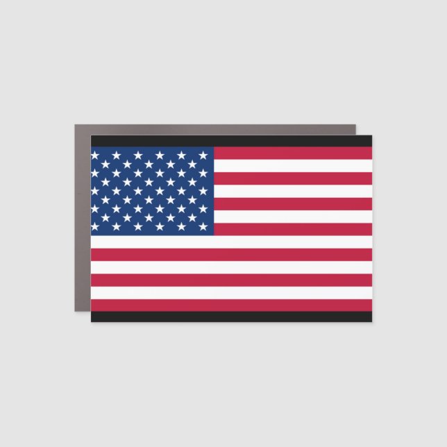 American Flag Car Magnet (Front)