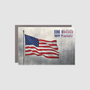 American Flag Car Magnet