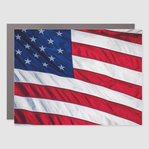 American Flag Car Magnet