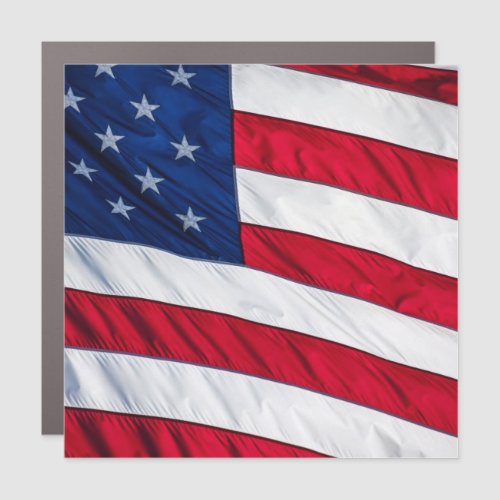 American Flag Car Magnet