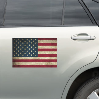 American Flag Car Magnet