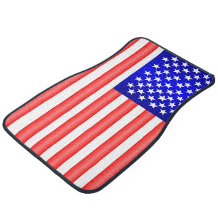 American Flag Car Mat