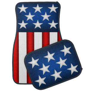 American Flag Car Mats