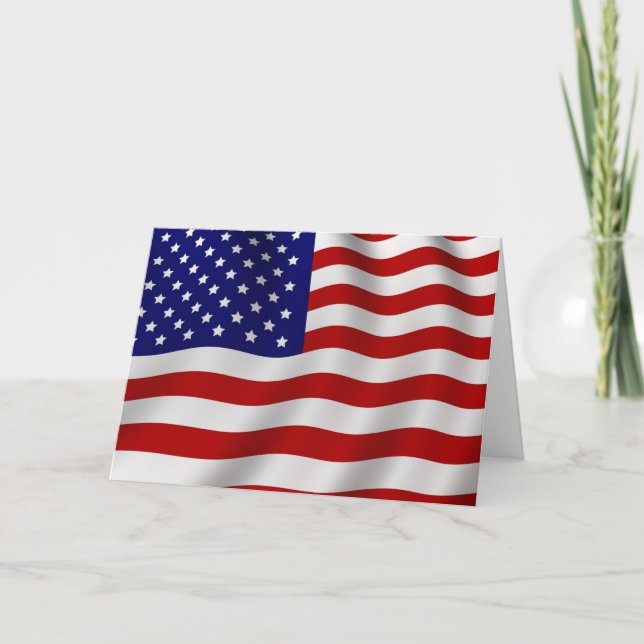American Flag Card (Front)