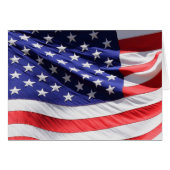 American Flag Card (Front Horizontal)