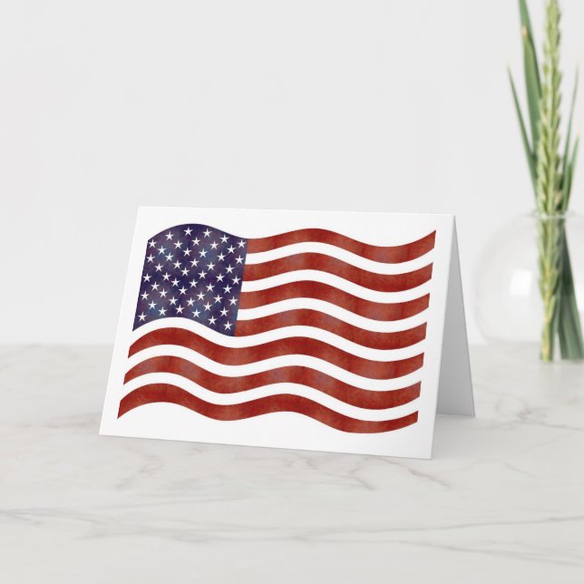 American Flag Card (Front)