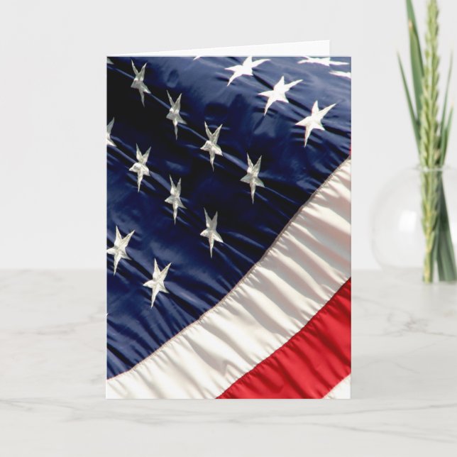 AMERICAN FLAG CARD (Front)