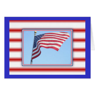 American Flag Card