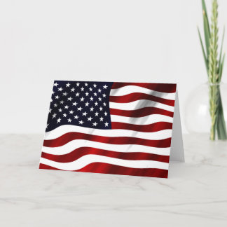 American Flag Card