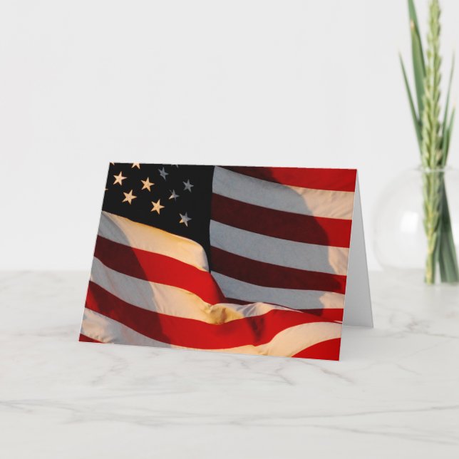 American Flag Card (Front)