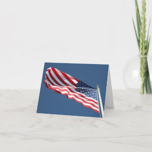 American Flag Card
