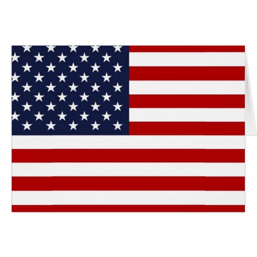 American Flag Cards (Front Horizontal)