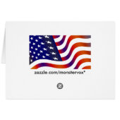 American Flag Cards (Back Horizontal)