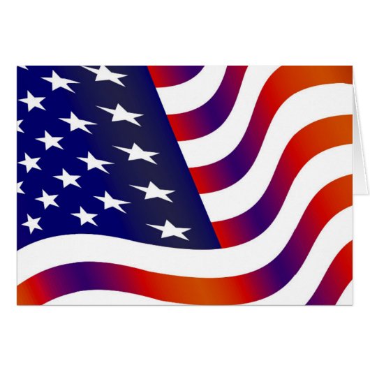 American Flag Cards (Front Horizontal)