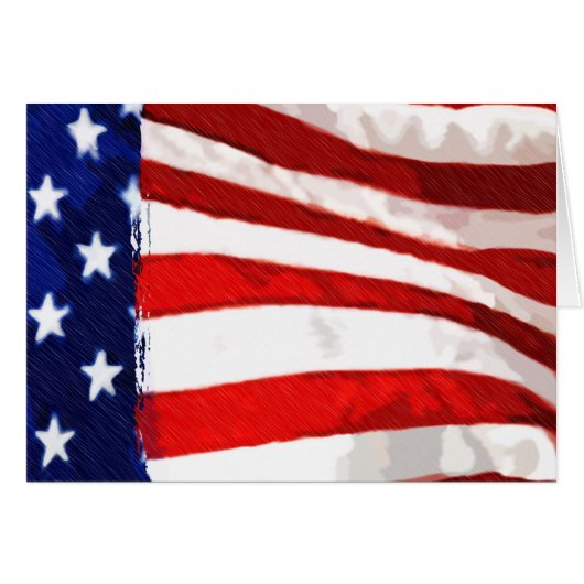 American Flag Cards (Front Horizontal)