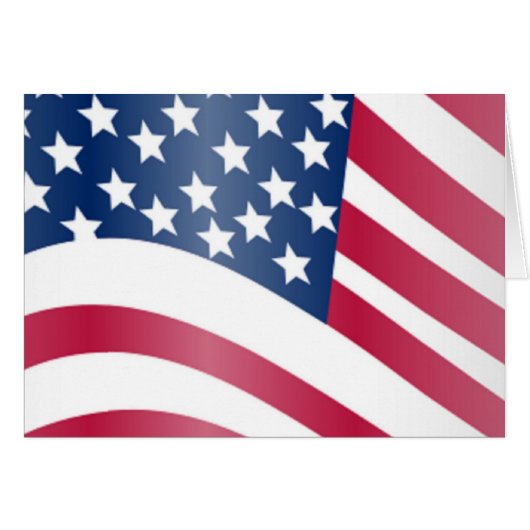 AMERICAN FLAG CARDS (Front Horizontal)