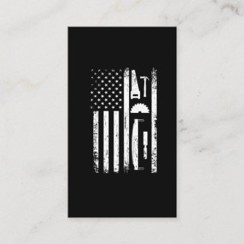 American Flag Carpenter Tools Woodworker Craftsman Business Card by Designer_Store_Ger at Zazzle