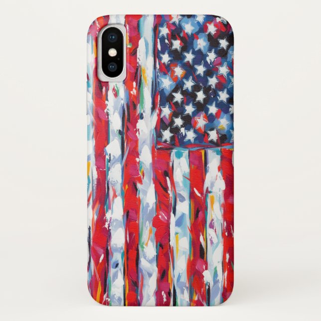 American Flag Case-Mate iPhone Case (Back)