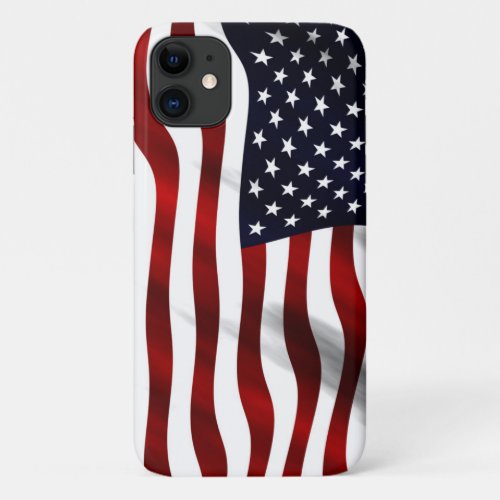 American Flag iPhone 11 Case