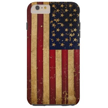 American Flag Tough Iphone 6 Plus Case by originalbrandx at Zazzle